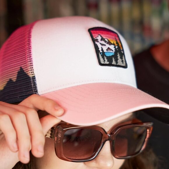 ✨ Grace Folly Baseball Cap Women Pink Beach Trucker Snapback Summer Hats - Picture 3 of 9